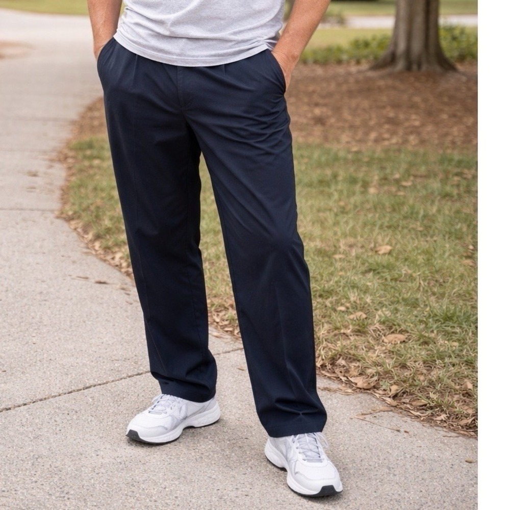 Dockers Classic Fit Navy Chinos 40x32 Men's‎ Business Casual Pants